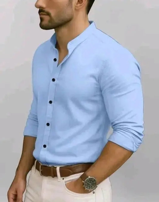 Classy Modern Men Blue Shirts