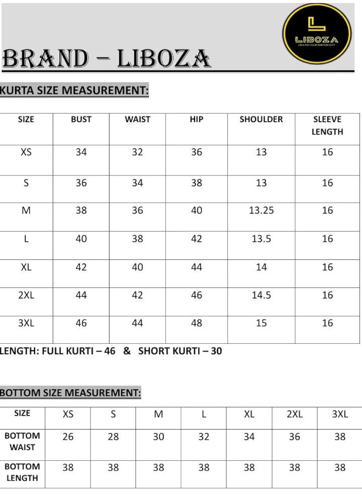 LIBOZA Kurti for Women - Short Chikankari Kurtis for Girls, Lakhnawi Tunic Top Kurta Design for Ladies, Woman Ethnic Kurthis & Shirt with Sleeve