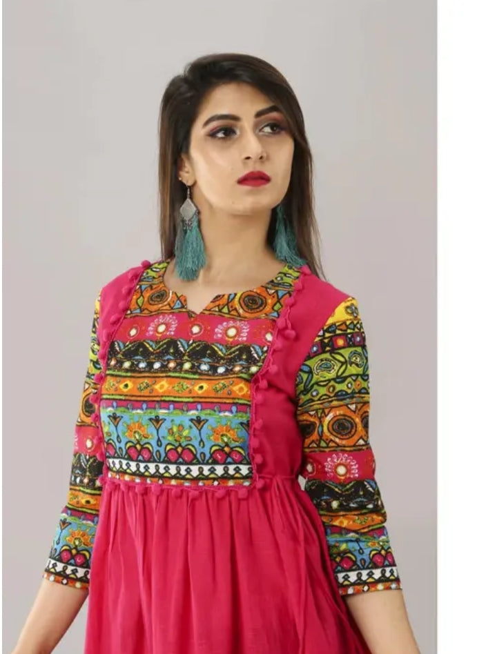 Anarkali High Demand trendy Rayon Gown Kurtis