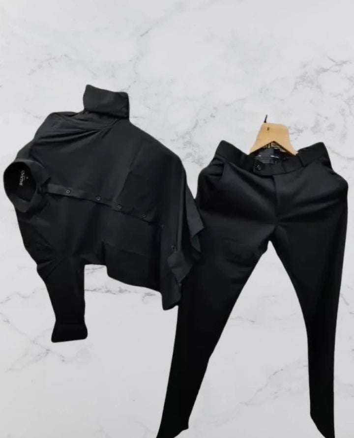 Men Linen Shirt Pant Set