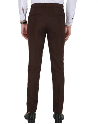 Men Regular Fit Solid Plain Black Shirt & Formal Pant, Non Stretchable Trouser