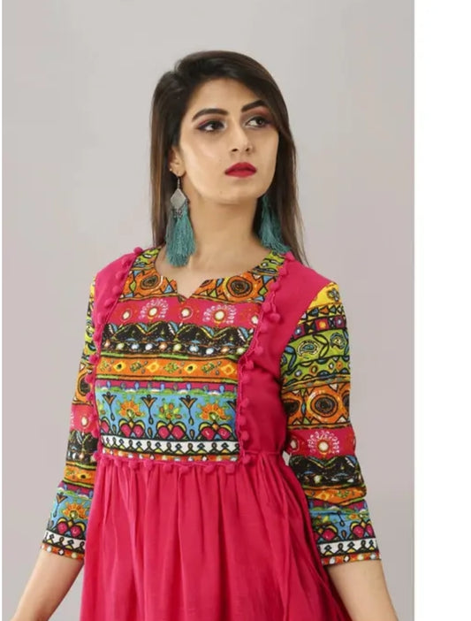 Anarkali High Demand trendy Rayon Gown Kurtis