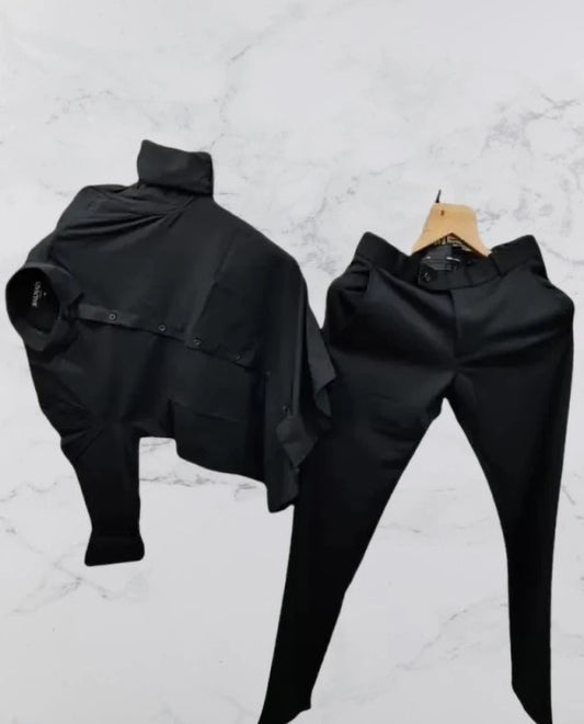 Men Linen Shirt Pant Set
