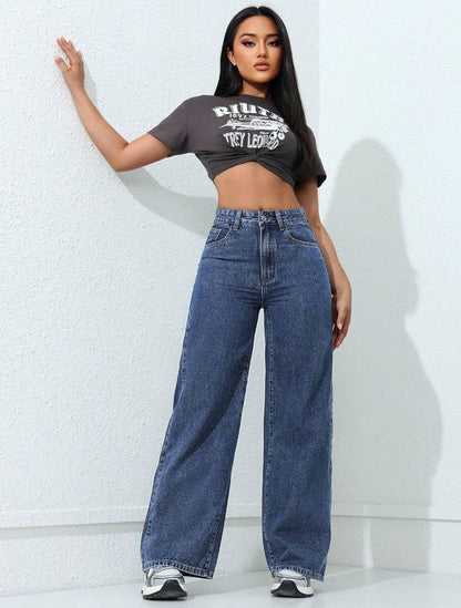 London Hills Women's Relaxed Fit High Rise Jeans || Woman Jean's || Women Baggy Jeans || Jean's for Womens || Loose Jean for Women's || Oversized Woman baggys